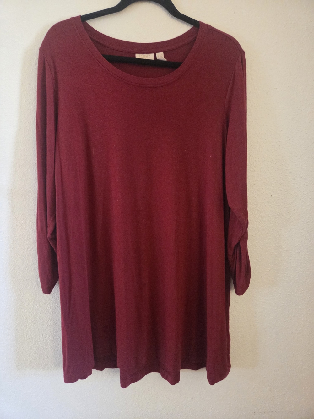 Lavish Wine Crew Neck Tunic